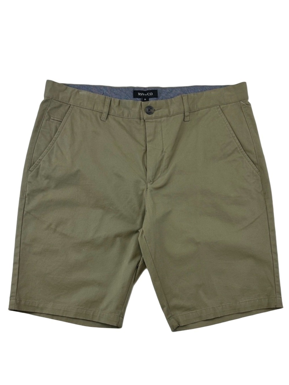 RW&Co sage stretch cotton mens shorts 33inch waist Inseam 10inches casual